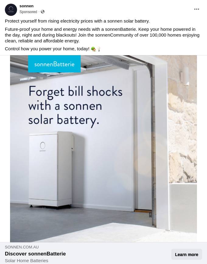 sonnen Quality home battery solutions sonnen Ad