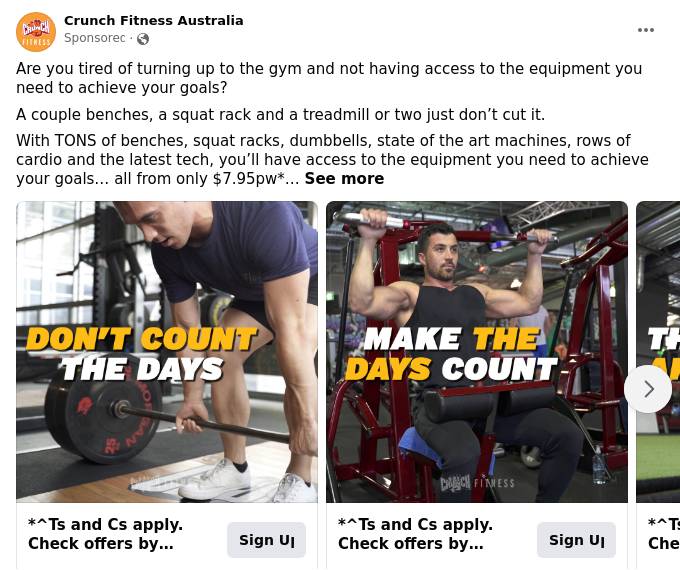 Build Muscle | Crunch Fitness Ad - Bigdatr