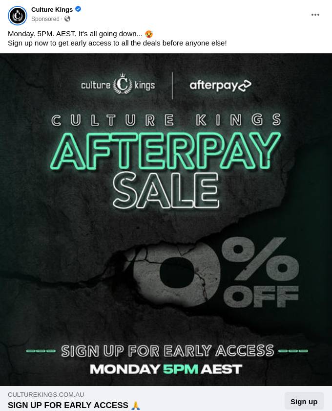 Culture Kings Ad Bigdatr