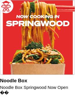 Noodle Box (Springwood) Menu Takeout in Brisbane | Delivery Menu & Prices | Uber Eats