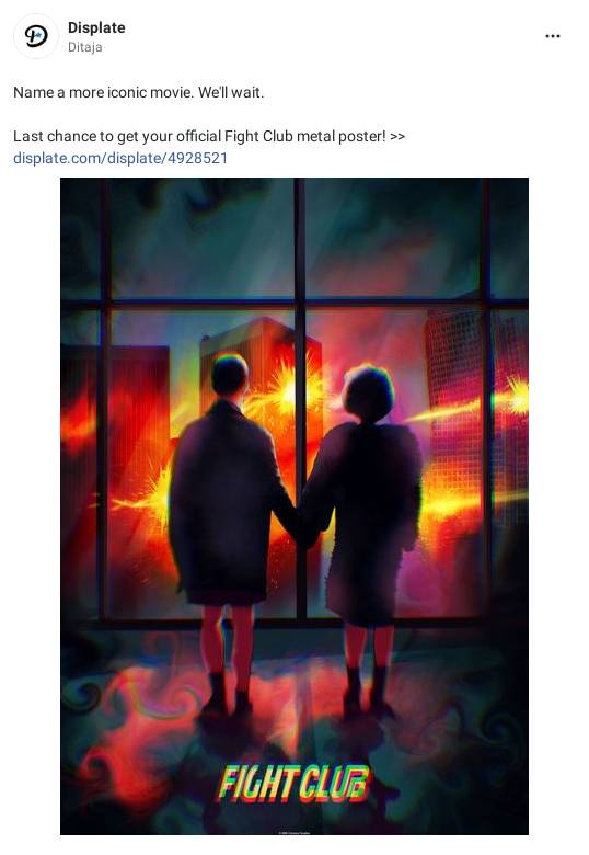 Displate metal posters Collect Your Passions Ad Bigdatr