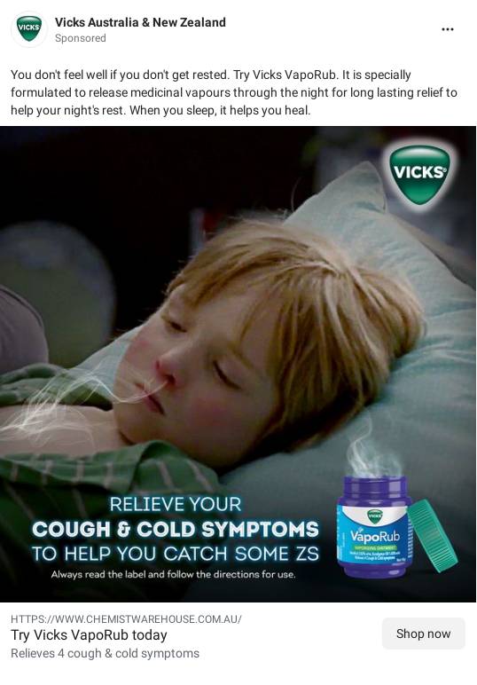 Vicks Ad - Bigdatr