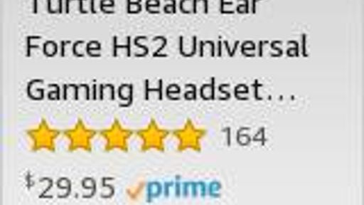 turtle beach ear force hs2 universal gaming headset