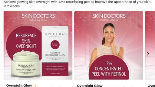 skin doctors gamma overnight glow