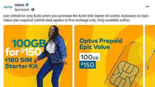 optus 180 epic value