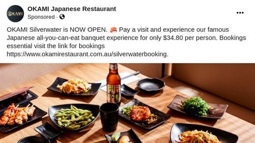 Bookings at Okami - Silverwater in Silverwater, Sydney