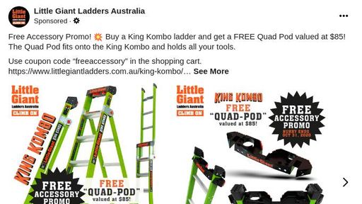 Explore New Little Giant Ladders Ads