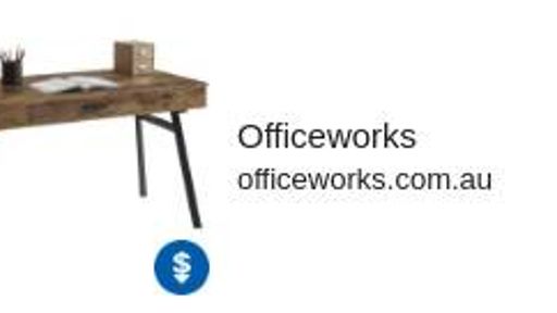 rustic desk officeworks