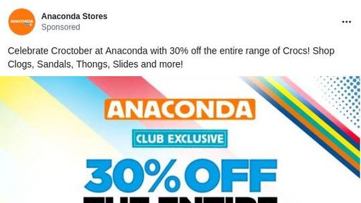 Crocs on sale thongs anaconda