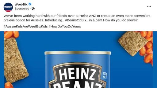 Explore New Weet-Bix Ads 2022 - Bigdatr