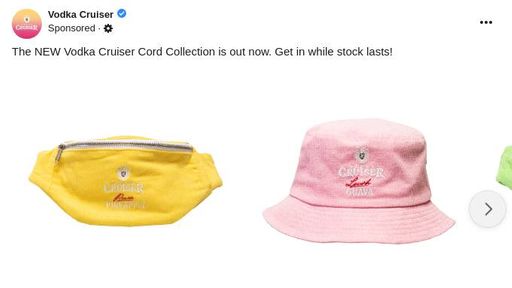 vodka cruiser bucket hat