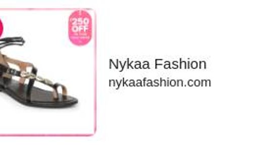 Nykaa discount fashion sandals