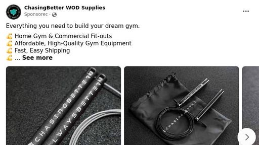 Explore New ChasingBetter WOD Supplies Ads