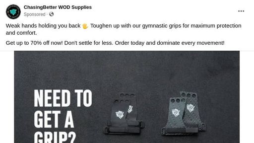 Explore New ChasingBetter WOD Supplies Ads