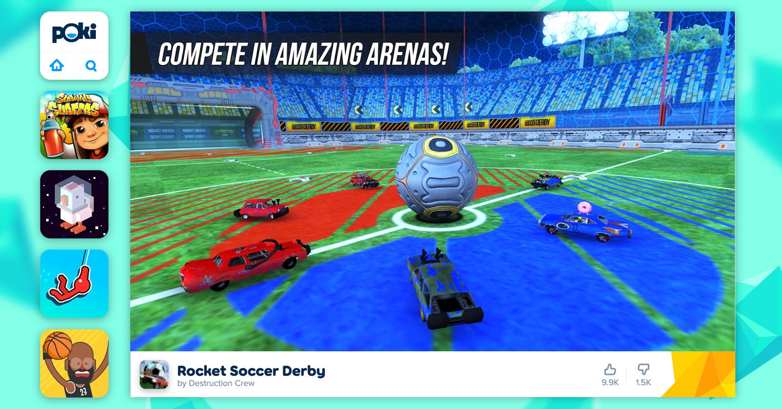 ROCKET SOCCER DERBY - Jogue Rocket Soccer Derby no Poki