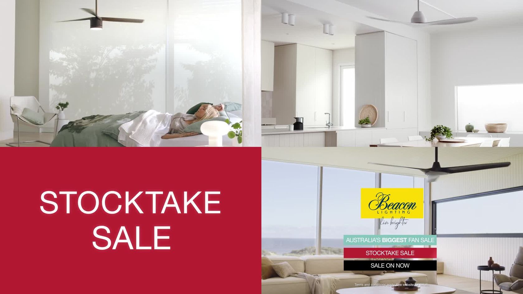 beacon lighting stocktake sale