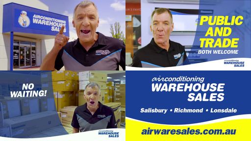 Airconditioning warehouse deals sales lonsdale