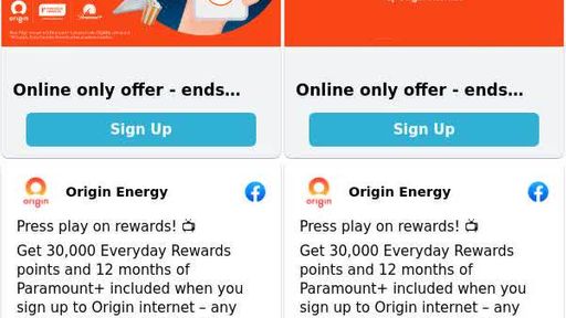 Origin Energy mobile app - Origin Energy