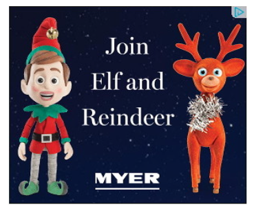 Image of Myer digital campaign
