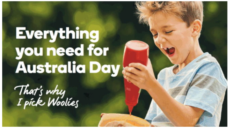 Image of Woolworths Aussie Day Campaign