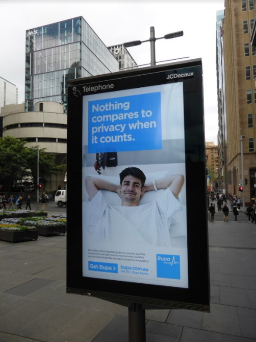 IMAGE OF BUPA CAMPAIGN